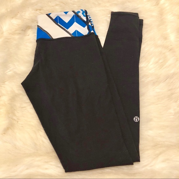 lululemon athletica Pants - Lululemon Wunder Under Pant Black/Quilting win 13